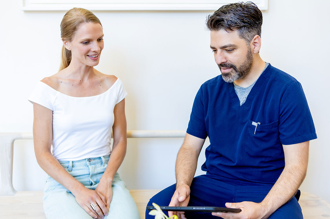 dr. nick vial and patient